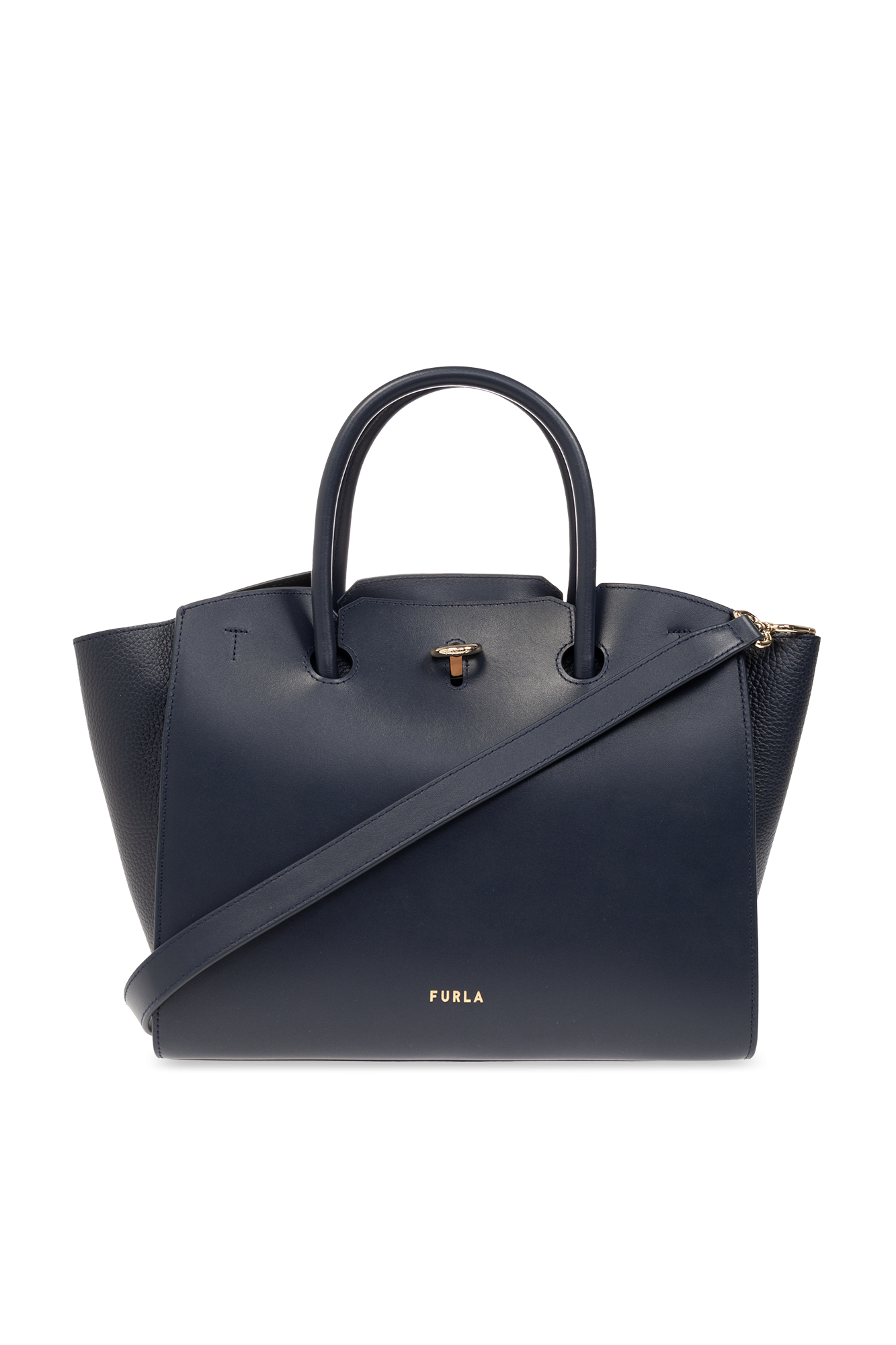 Furla navy blue online bag